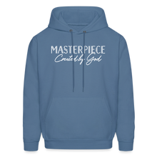 Load image into Gallery viewer, Masterpiece Created. by God - Unisex Hoodie - denim blue