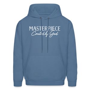 Masterpiece Created. by God - Unisex Hoodie - denim blue