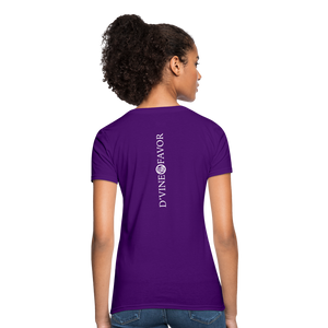 God is Within Her - Women's T-Shirt - purple