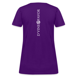 God is Within Her - Women's T-Shirt - purple