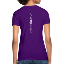 Load image into Gallery viewer, God is Within Her - Women&#39;s T-Shirt - purple