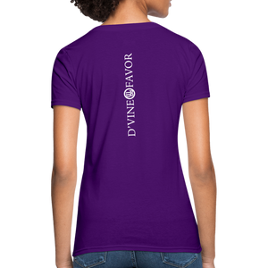 God is Within Her - Women's T-Shirt - purple