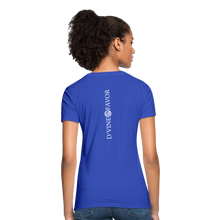 Load image into Gallery viewer, God is Within Her - Women&#39;s T-Shirt - royal blue