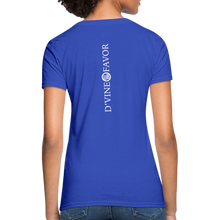 Load image into Gallery viewer, God is Within Her - Women&#39;s T-Shirt - royal blue