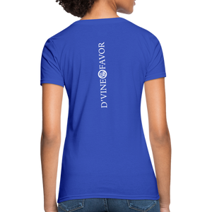 God is Within Her - Women's T-Shirt - royal blue