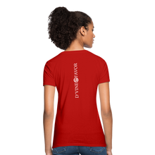 Load image into Gallery viewer, God is Within Her - Women&#39;s T-Shirt - red