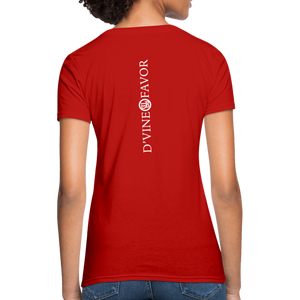 God is Within Her - Women's T-Shirt - red