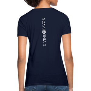 God is Within Her - Women's T-Shirt - navy