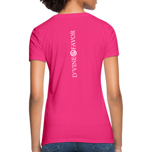 God is Within Her - Women's T-Shirt - fuchsia