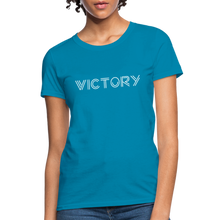 Load image into Gallery viewer, Victory  Women&#39;s T-Shirt - turquoise