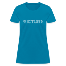 Load image into Gallery viewer, Victory  Women&#39;s T-Shirt - turquoise