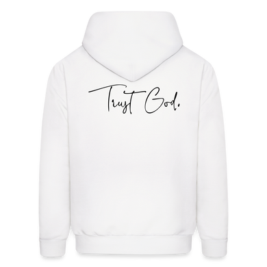 Trust God. Men's Hoodie - white