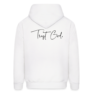 Trust God. Men's Hoodie - white