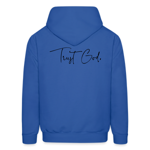 Trust God. Men's Hoodie - royal blue