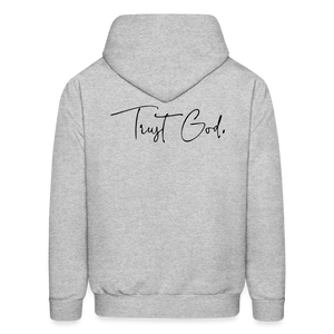 Trust God. Men's Hoodie - heather gray