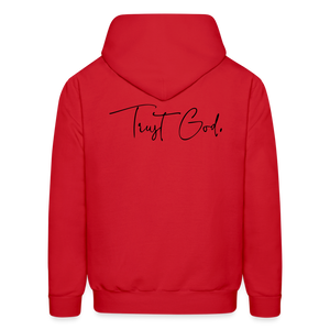 Trust God. Men's Hoodie - red