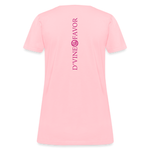 God is Within Her Women's T-Shirt - pink