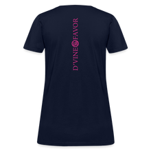 Load image into Gallery viewer, God is Within Her Women&#39;s T-Shirt - navy