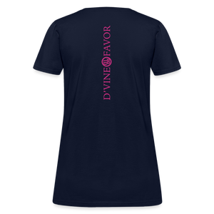 God is Within Her Women's T-Shirt - navy