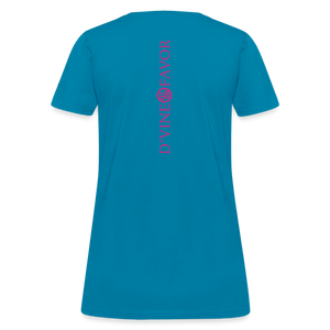 God is Within Her Women's T-Shirt - turquoise