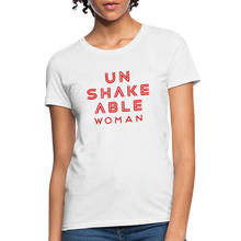 Load image into Gallery viewer, Unshakeable Women - Women&#39;s T-Shirt - white