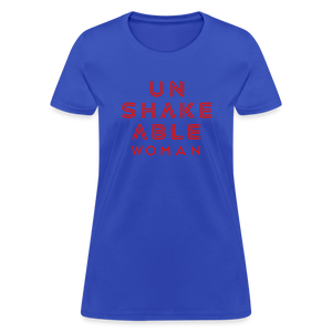 Unshakeable Women - Women's T-Shirt - royal blue