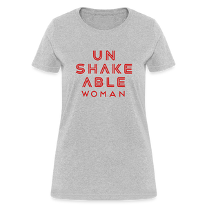 Unshakeable Women - Women's T-Shirt - heather gray