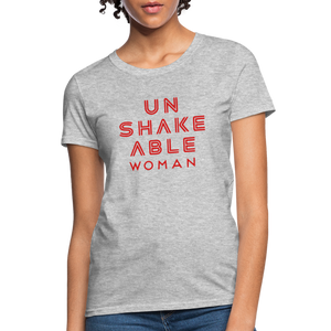 Unshakeable Women - Women's T-Shirt - heather gray