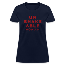 Load image into Gallery viewer, Unshakeable Women - Women&#39;s T-Shirt - navy