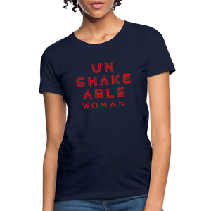 Unshakeable Women - Women's T-Shirt - navy