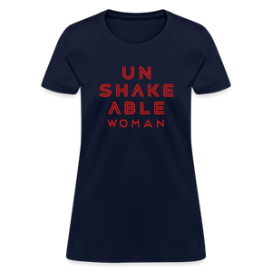 Unshakeable Women - Women's T-Shirt - navy