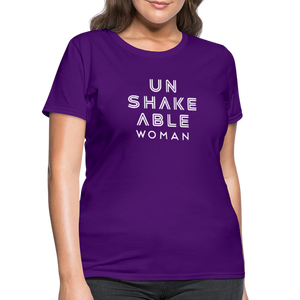 Unshakeable Women - Women's T-Shirt - purple