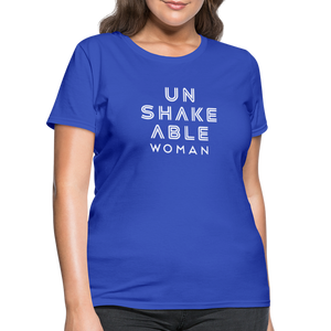 Unshakeable Women - Women's T-Shirt - royal blue