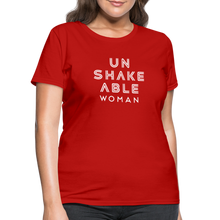 Load image into Gallery viewer, Unshakeable Women - Women&#39;s T-Shirt - red