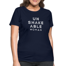 Load image into Gallery viewer, Unshakeable Women - Women&#39;s T-Shirt - navy