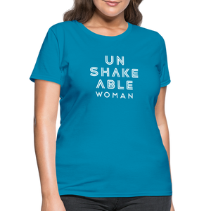 Unshakeable Women - Women's T-Shirt - turquoise