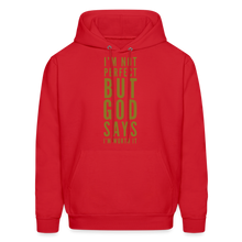 Load image into Gallery viewer, I&#39;m Not Perfect Unisex Hoodie - red