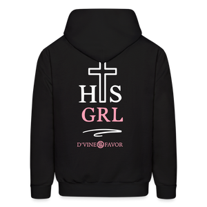 His Girl Unisex Hoodie - black