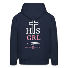 Load image into Gallery viewer, His Girl Unisex Hoodie - navy