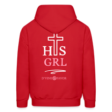 Load image into Gallery viewer, His Girl Unisex Hoodie - red