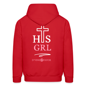 His Girl Unisex Hoodie - red