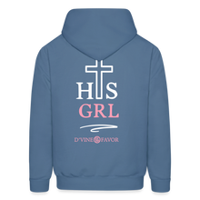 Load image into Gallery viewer, His Girl Unisex Hoodie - denim blue