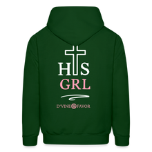 Load image into Gallery viewer, His Girl Unisex Hoodie - forest green