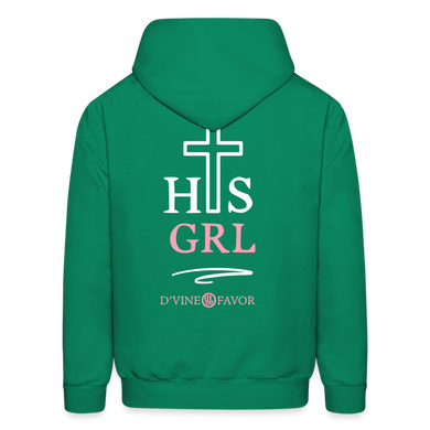 His Girl Unisex Hoodie - kelly green