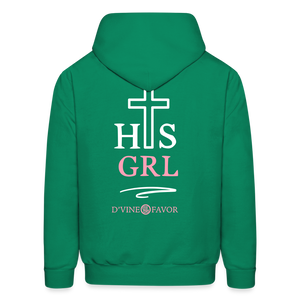 His Girl Unisex Hoodie - kelly green