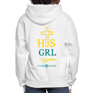 His Girl Unisex Hoodie - white