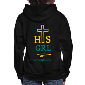 His Girl Unisex Hoodie - black