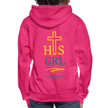 Load image into Gallery viewer, His Girl Unisex Hoodie - fuchsia