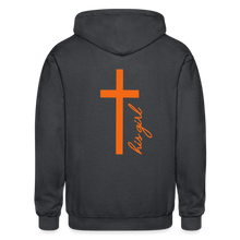 Load image into Gallery viewer, God&#39;s Girl -Gildan Heavy Blend Adult Zip Hoodie - deep heather