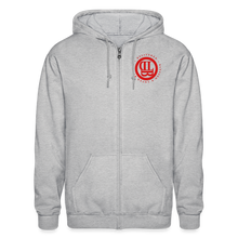 Load image into Gallery viewer, His Girl -Gildan Heavy Blend Adult Zip Hoodie - heather gray